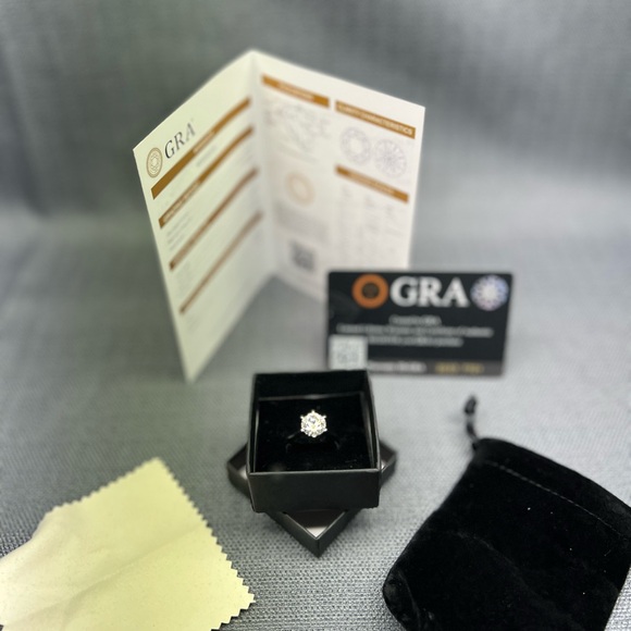 3CT MOISSANITE DIAMOND WEDDING / ENGAGEMENT RING - Picture 13 of 13